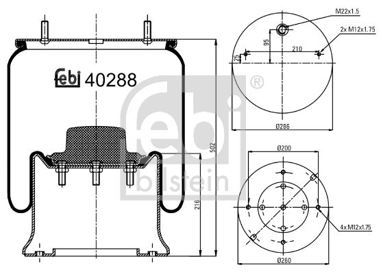 FEBI BILSTEIN Lõõts,õhkvedrustus 40288